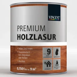Vincent Premium Holzlasur Palisander 0,75 L