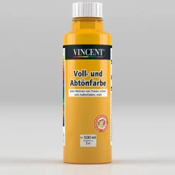Vincent Voll- und Abtönfarbe goldgelb 0,5 L