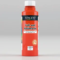 Vincent Voll- und Abtönfarbe orange 0,5 L
