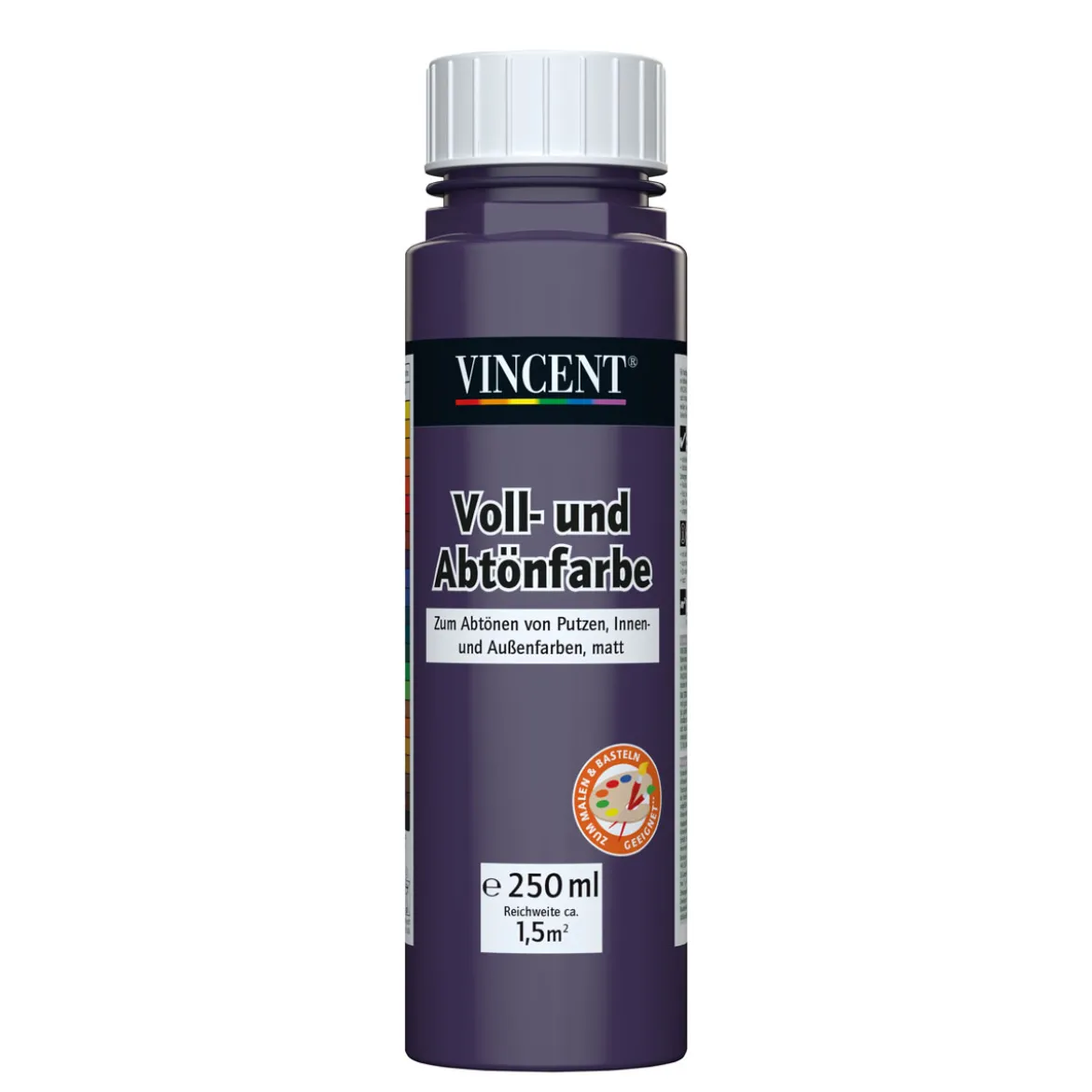 Vincent Voll- und Abtönfarbe violett 0,25 L
