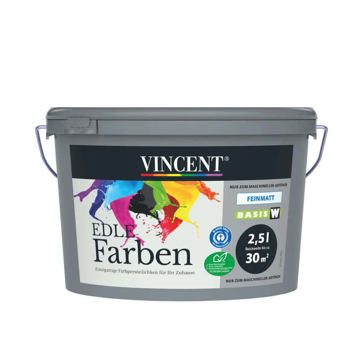 VincentWandfarbe Edle Farben Mix It matt 2,5 L