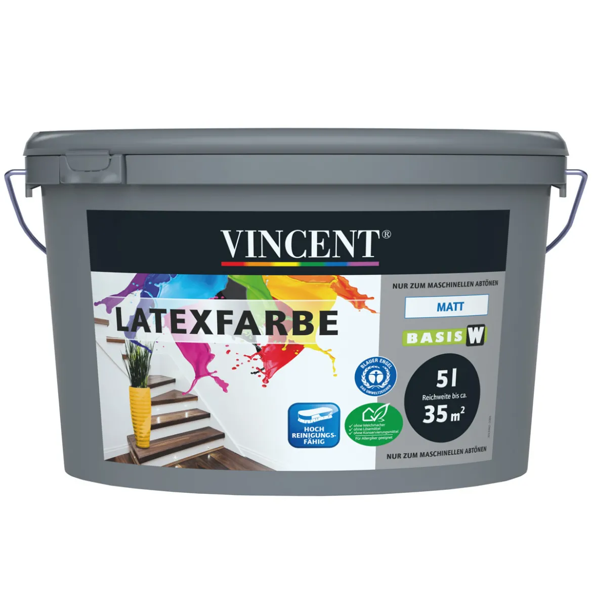 VincentWandfarbe Latexfarbe Mix It matt 5 L