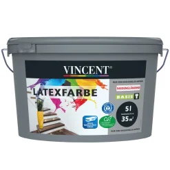 VincentWandfarbe Latexfarbe Mix It seidenglänzend 5 L
