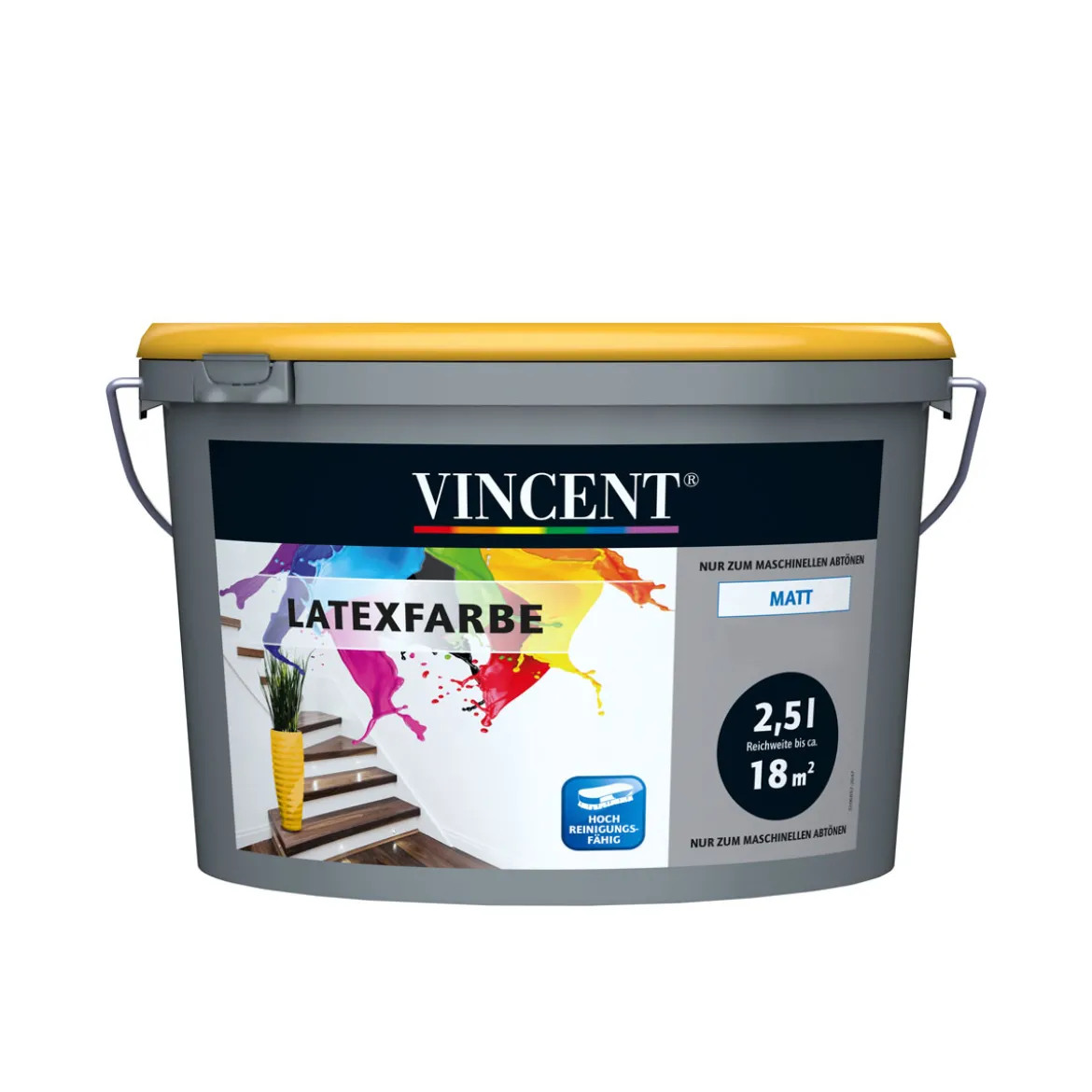 VincentWandfarbe Latexfarbe MIX IT! matt 2,5 l