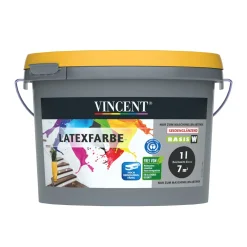 VincentWandfarbe Latexfarbe Mix It seidenglänzend 1,0 L