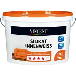 VincentWand- und Deckenfarbe Silikat Innenweiss MIX IT! 10 l