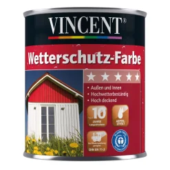 Vincent Wetterschutzfarbe Moosgrün 0,75 L