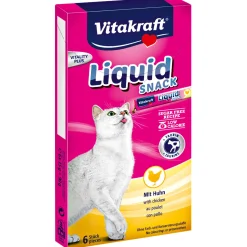 Vitakraft Katzensnack Liquid SNACK Huhn und Taurin 6 x 15 g
