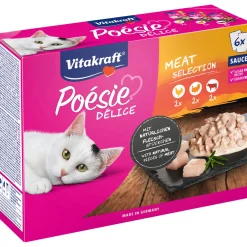 VitakraftPoesie DeliSauce Multipack Fleisch 6 x 85g