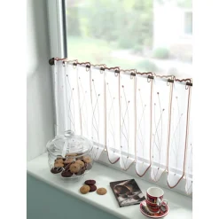 Vitragestange Montana 120 cm natur