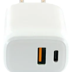 230V Ladeadapter 1xUSB 1xTypeC weiss