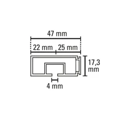 Vorhangschiene GE 1 150cm weiß