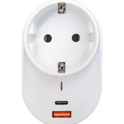 230V Steckdosenadapter USB Typ A+C