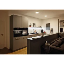 WallCeiling Lunar 17W LED 220mm weißmatt 230 V Alu