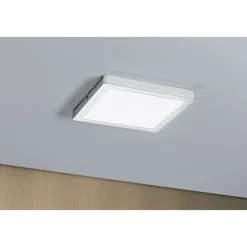 WallCeiling Atria LED-Panel 220x220 mm16W 4000K Chrom matt 230V Kunststoff