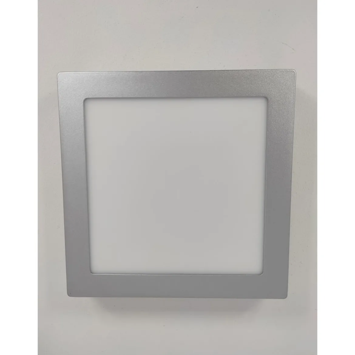WallCeiling Lunar LED-Panel 225x225 mm15,4W 230V Chrom matt Alu