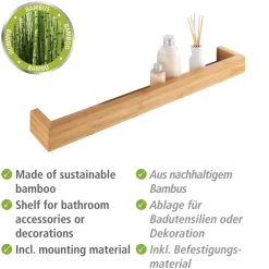 Wandablage 60 cm Bambusa