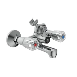 Wannenarmatur Savino chrom Zweigriff1/2