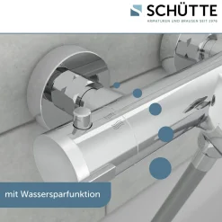 Wannenthermostat London, chrom, 1/2Verbruehschutz und Wassersparfunktion