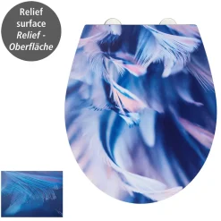WC-Sitz Softness, Re lief Oberflaeche