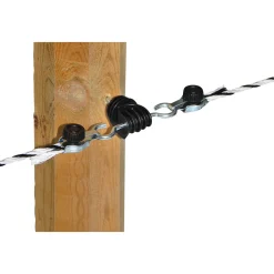 Weidezaunseil TopLine 200 m Durchmesser 6 mm schwarz-weiß