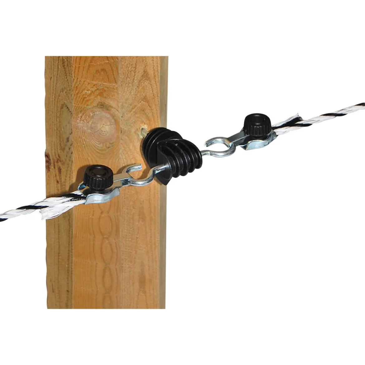 Weidezaunseil TopLine 200 m Durchmesser 6 mm schwarz-weiß