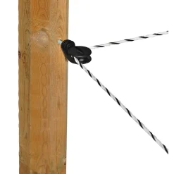 Weidezaunseil TopLine 200 m Durchmesser 6 mm schwarz-weiß
