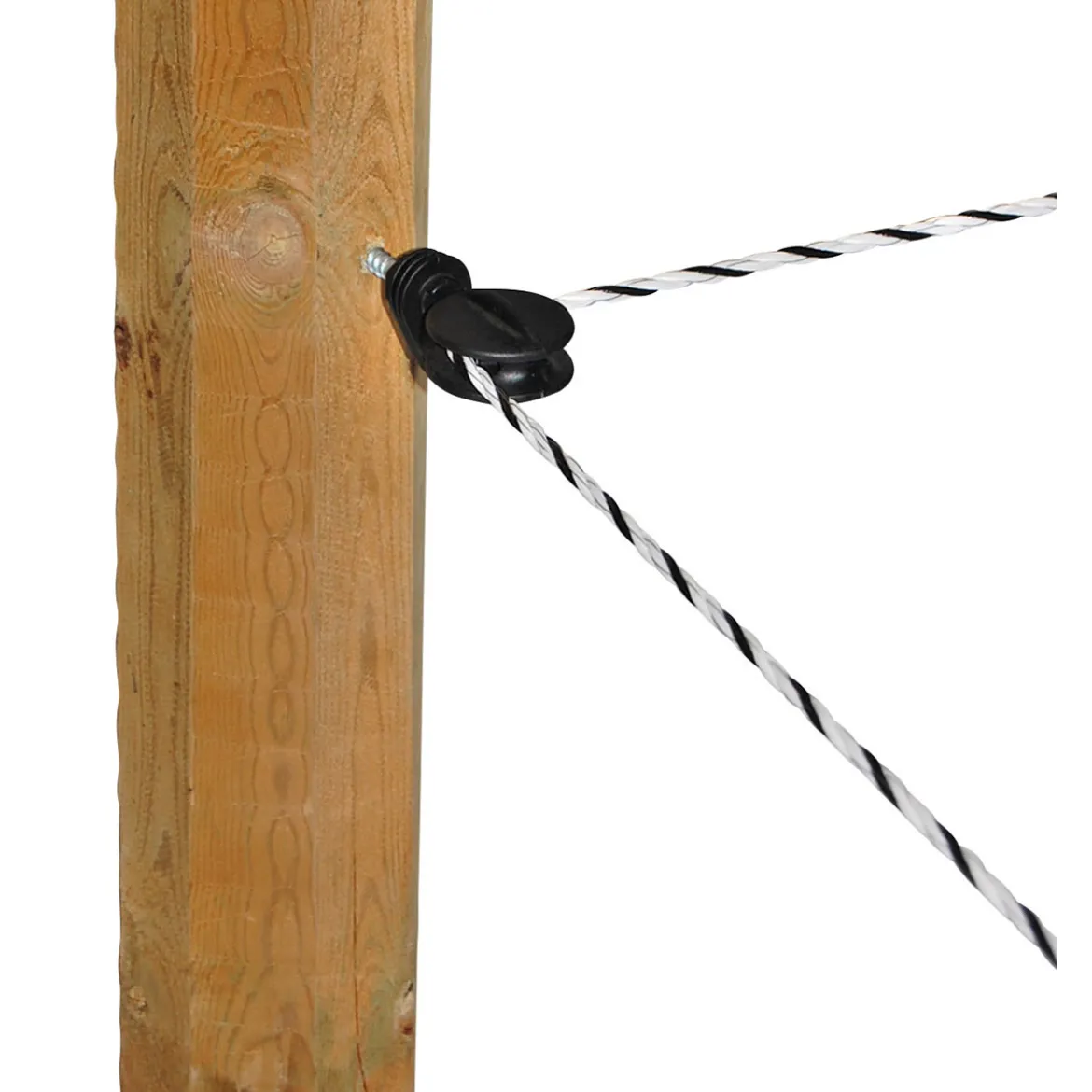 Weidezaunseil TopLine 200 m Durchmesser 6 mm schwarz-weiß