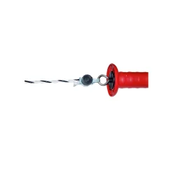 Weidezaunseil TopLine 200 m Durchmesser 6 mm schwarz-weiß