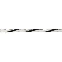 Weidezaunseil TopLine 200 m Durchmesser 6 mm schwarz-weiß
