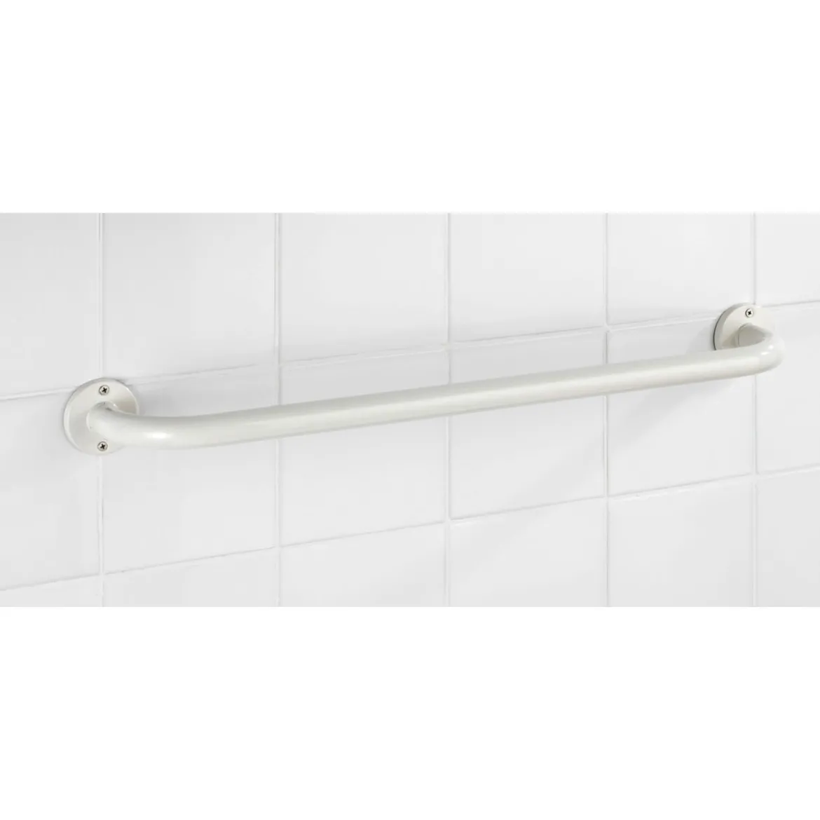 Wenko Badetuchstange Basic weiß 60 cm