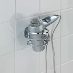 Wenko Haartrocknerhalter Edelstahl Befestigen ohne bohren Turbo-Loc