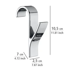 Wenko Haken für Handtuchheizkörper chrom 2er Set