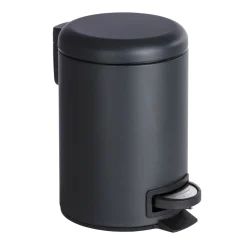 Wenko Kosmetik Treteimer Leman schwarz 3 L