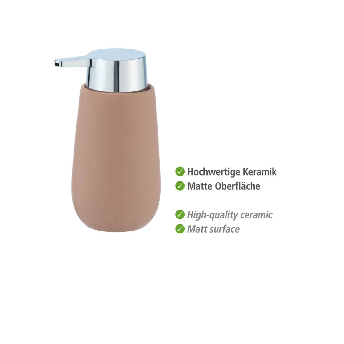 Wenko Seifenspender Badi sand 320 ml