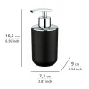 Wenko Seifenspender Brasil schwarz 320 ml