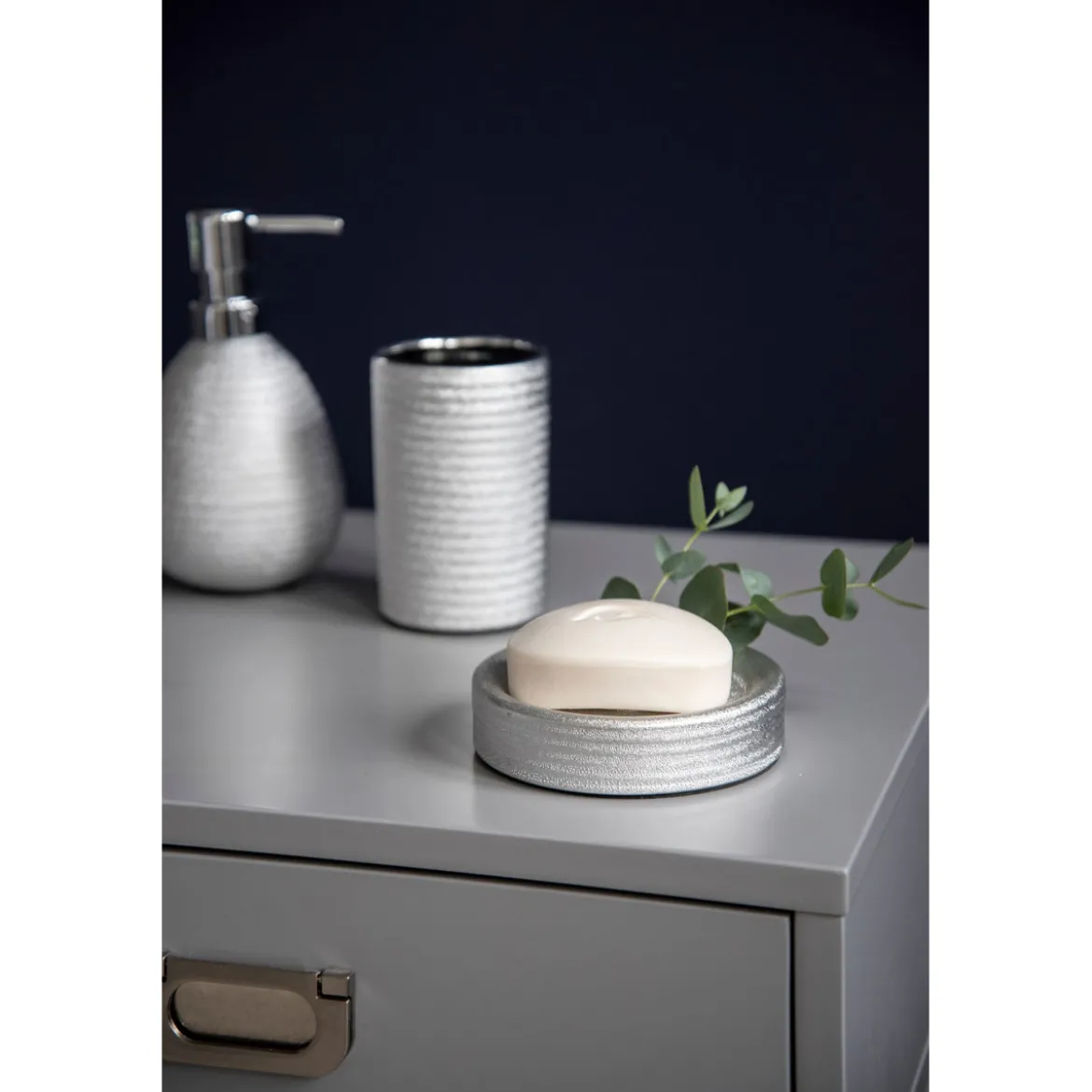 Wenko Seifenspender Polaris Juwel silber 390 ml