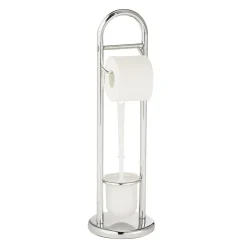 Wenko Stand WC-Garnitur Siena chrom