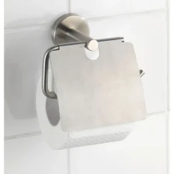 Wenko Toilettenpapierhalter Bosio mit Deckel