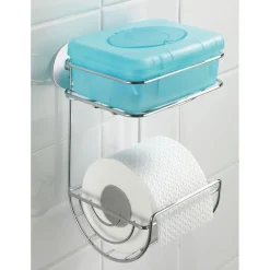 Wenko Turbo-Loc Toilettenpapierhalter mit Ablage