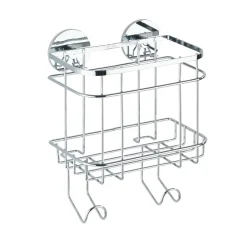 Wenko Turbo-Loc Wandkorb mit Haken