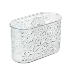Wenko Universalablage Blumen transparent klein