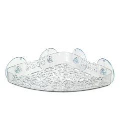 Wenko Universalablage Blumen transparent groß