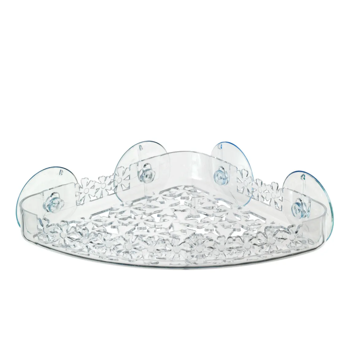 Wenko Universalablage Blumen transparent groß