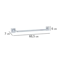 Wenko Vacuum-Loc Badetuchstange Uno Quadro