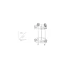 Wenko Vacuum-Loc Eckregal 2 Etagen