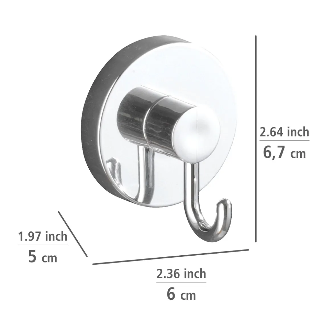 Wenko Vacuum-Loc Haken 2er Set