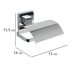 Wenko Vacuum-Loc Toilettenpapierhalter Cover Quadro