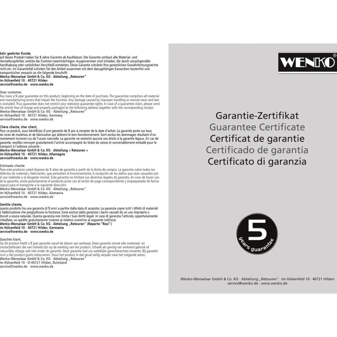 Wenko Vacuum-Loc Wandregal Quadro 2 Etagen