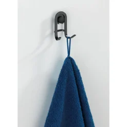 Wenko Wandhaken Classic Plus schwarz 2er Set